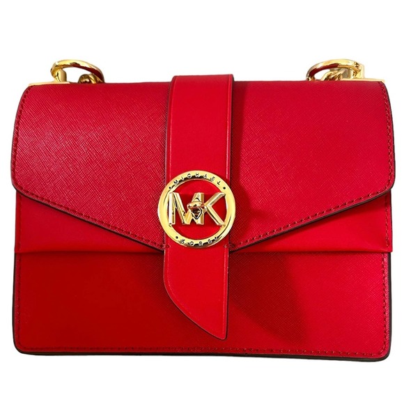 Michael Kors Handbags - Nwt Michael Kors Greenwich Small Convertible Leather Crossbody